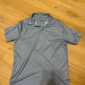 Men's Blue Checkered Casual Shirt